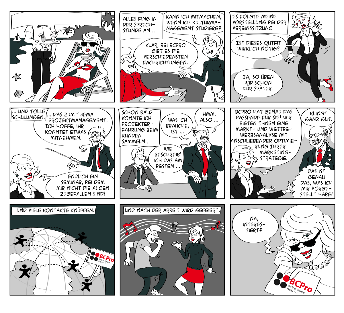 Comic for Student Management Consultancy 2012