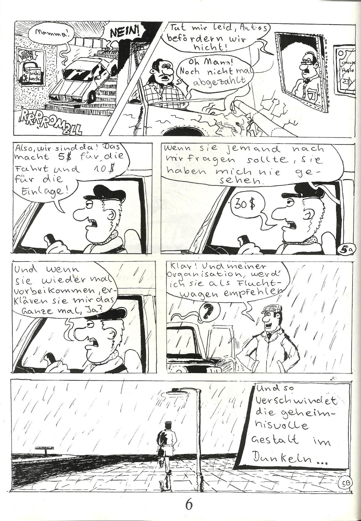 „Henry und der fünfte Diamant“, Comic Published with School Magazine 1985