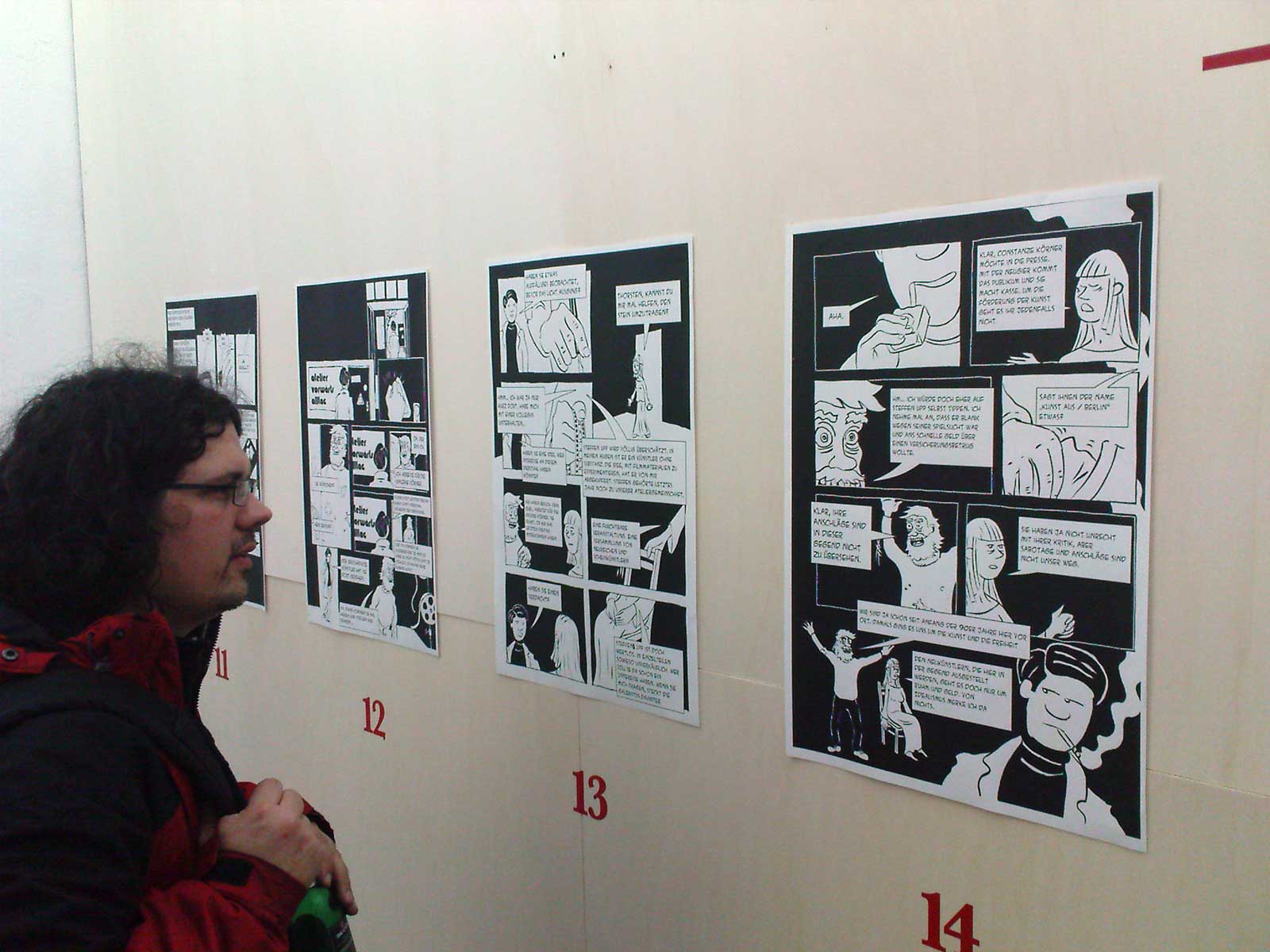 Der Fall Brunnenstraße, Collaborative Comic and Exhibition 2009
